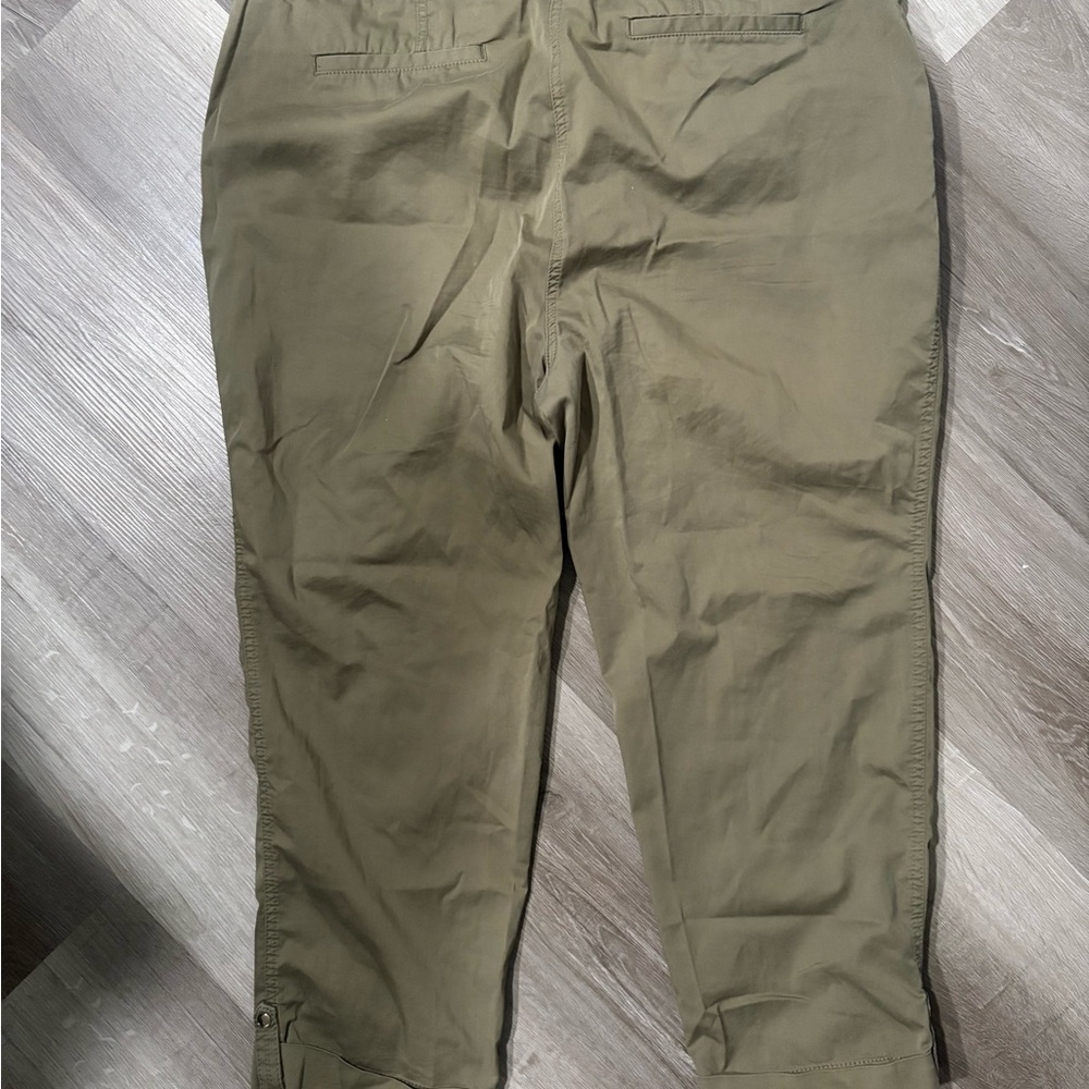 Chico's Khaki Ankle Pants - Picture 4 of 6